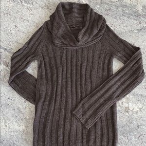 THE LIMITED COWL NECK RIBBED SWEATER!